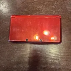 ニンテンドー3DS レッド 本体 現在充電なし 充電すればつきます
