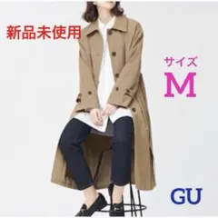 新品【GU】ジーユー バルマカーンコート サイズ:M ブラウン