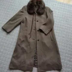 値下げ‼️カシミヤ100%リアルファーコート