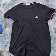 新品試着のみ MONCLER ストレッチ入り半袖 Tシャツ レース装飾