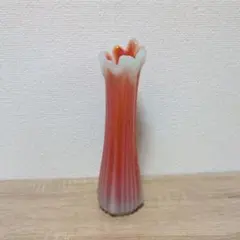 유리 꽃병 꽃 베이스 フラワースタンド フリル 吹きガラス