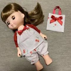 メルちゃんソランちゃんパジャマ　さくらんぼ　♪411