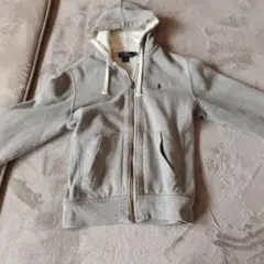 美品　ポロラルフローレン　裏起毛 ジップアップパーカー　サイズS　レディースにも