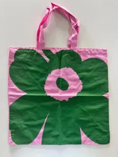 Marimekko UNIKKO 60TH トートバッグ ピンク グリーンのサムネイル