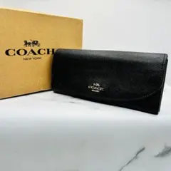 【美品】COACH 長財布 ブラックのサムネイル