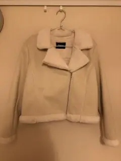 【新品未使用】ファビュラスアンジェラ　フェイクファーライダースムートンコート