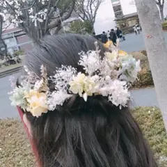 ドライフラワー ヘッドパーツ 和装 卒業式 成人式 前撮り 髪飾り