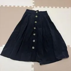 pink adobe コーデュロイフレアスカート 黒 Mサイズ