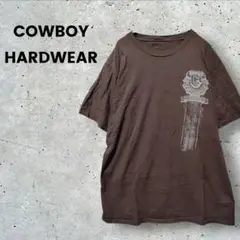 COWBOY HARDWEAR カフェモカ Tシャツ M～L？