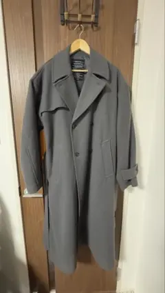 レイジブルー ウーリーテックサイドスリット/ハイネックトレンチコート