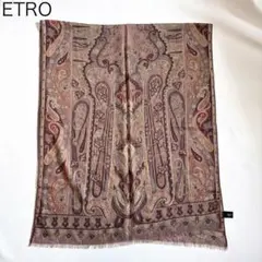 ETRO（エトロ）ストール ペイズリー ウール シルク イタリア製 - メルカリ