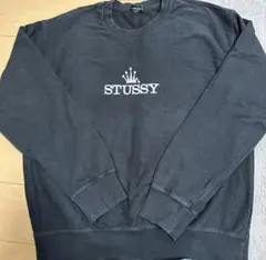 即日発送 STUSSY ブラック トレーナーのサムネイル