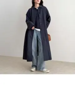 2026ss fredy emue リネン混タンブラーステンカラーコートのサムネイル