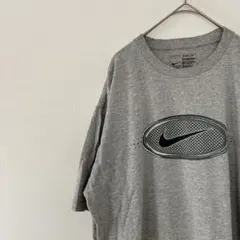 ナイキNIKE【L】オーバルロゴ クルーネック 半袖Tシャツストリート ゆるだぼ