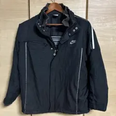最終古着　ヴィンテージ　Nike air ブラック ナイロンジャケット　Ｌ