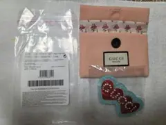 新品未使用限定品ノベルティグッチGUCCI髪留ヘアピン水色ポーチ付送料無料