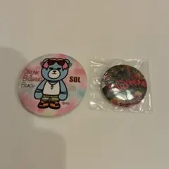 KRUNK BIGBANG 缶バッジ 2種セット SOL ヨンベ　公式
