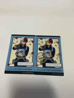 僕のヒーローアカデミア　ナムコ　特典　クリアイラストシート　轟焦凍　2種