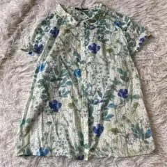 J. sloane LIBERTY ちび襟シャツブラウス　花柄　Mサイズのサムネイル
