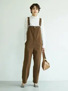 GALLARDAGALANTE エコレザー オーバーオール