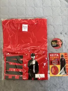 鈴木啓太 バースデー赤 Lサイズ Tシャツ
