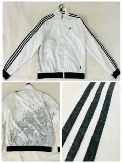 adidas 軽量ナイロンジャケット ホワイト