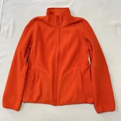 オレンジ フリースジャケット M
