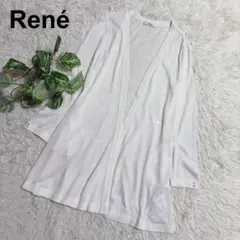 René ルネ　シアーロングカーディガン　パールボタンのサムネイル