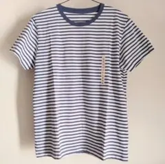 無印良品　天竺編み　クルーネック　Tシャツ　Ｌのサムネイル