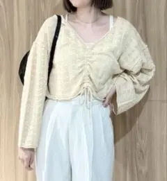 ローリーズファーム　2way ドルマンプルオーバー