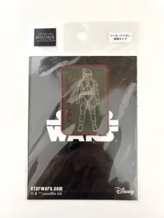 未使用品　STAR WARS ボバ・フェット ワッペン シール・アイロン両用のサムネイル