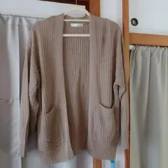 SHOO・la・RUE ベージュニットカーディガン