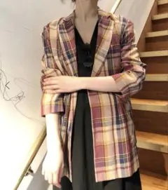 VERMEIL parIENA シワ加工　テーラードジャケットのサムネイル