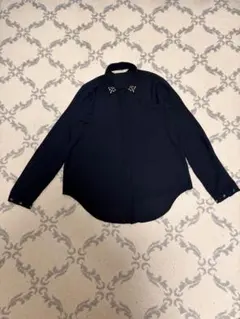 ZARA BASIC ネイビー長袖シャツ Mサイズ