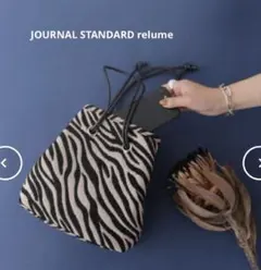 JOURNAL STANDARD relume ゼブラジャガードバッグのサムネイル