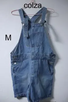 週末限り特価プロフ必読colza コルザ　ショートオーバーオールM