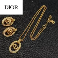 (B122312) Christian Dior ネックレス イヤリング セット