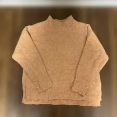 オレンジ系 ニットセーター Mサイズ