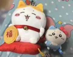 ちいかわ ハチワレ 招き猫ぬいぐるみ キティハチワレ サンリオコラボ マスコットのサムネイル
