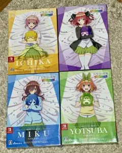 五等分の花嫁 ごとぱずストーリー 豪華イラスト画集 中野二乃セット Switch 五等分の花嫁 ごとぱずストーリー 豪華イラスト画集 中野二乃セット