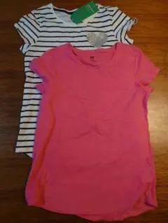 【新品未使用】H&М　Tシャツ2枚セット　140cm