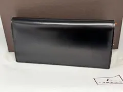 新品未使用品　土屋鞄製造所 コードバン 長財布　　ブラックのサムネイル