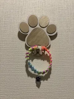 犬用チョーカー☆ハンドメイド(青)