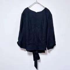 Reflect リフレクト（11）長袖 Tシャツ カットソー 背面ジップ リボン