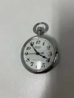 SEIKO シルバー 懐中時計 昭和51年 73 青函局 セイコー SEIKO 懐中時計
