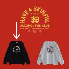 nonbee!スウェット ブラック