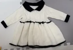 女の子 フォーマル ワンピース ニット 9-12M