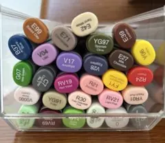コピックスケッチ 28本まとめ売り インク切れ　ジャンク　色見本付きのサムネイル