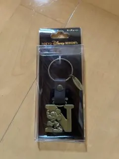 東京ディズニーリゾート　ミッキーマウス　イニシャルキーホルダー