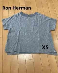 ロンハーマン　ショート丈 Tシャツ サイドスリット　XS 日本製　グレーのサムネイル